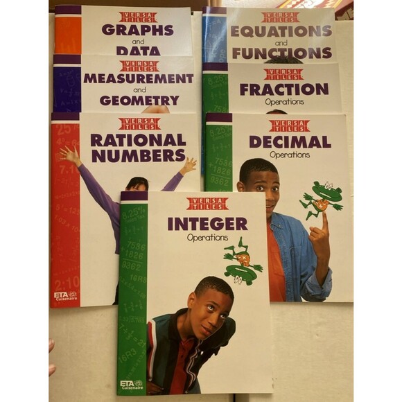 Other | Eta Versa Tiles Math Lab Level 7 Lot Of Of 7 Books Versatiles ...